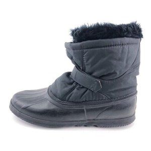Sorel Black Winter Duck Boots Womens 9